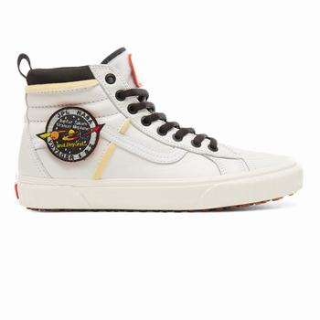 Damske Kotnikove Tenisky Vans x Space Voyager Sk8-Hi 46 Mte Dx Biele VA31PKDUX